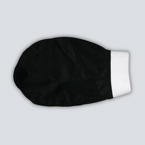 Face, hair and body glove made of 100% natural silk