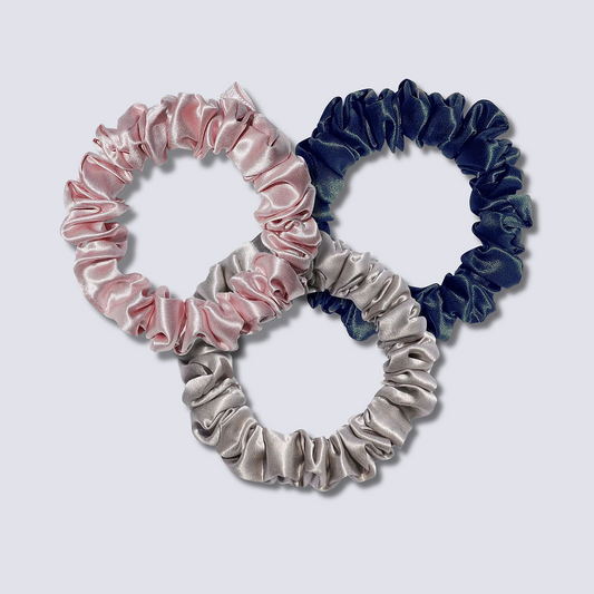 Silk hair elastic (Scrunchie) 3 cm